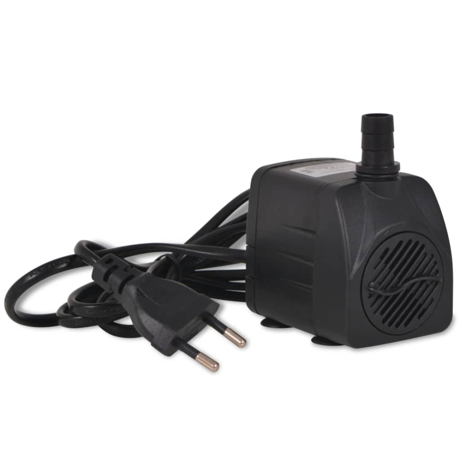 Fuente con grifo y cubos de