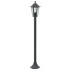 Farolas de jardín aluminio verde oscuro E27 110 cm 6