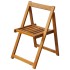 Set comedor de jardín plegable 5 piezas madera maciza de