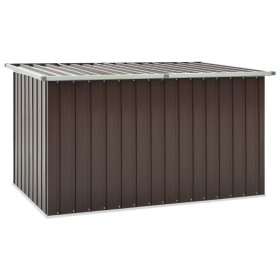 Caja de almacenamiento de jardín marrón 171x99x93