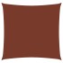 Toldo de vela cuadrado tela Oxford terracota 7x7