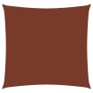 Toldo de vela cuadrado tela Oxford terracota 7x7 m