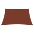 Toldo de vela cuadrado tela Oxford terracota 7x7