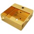 Lavabo con rebosadero 41x41x15 cm cerámica