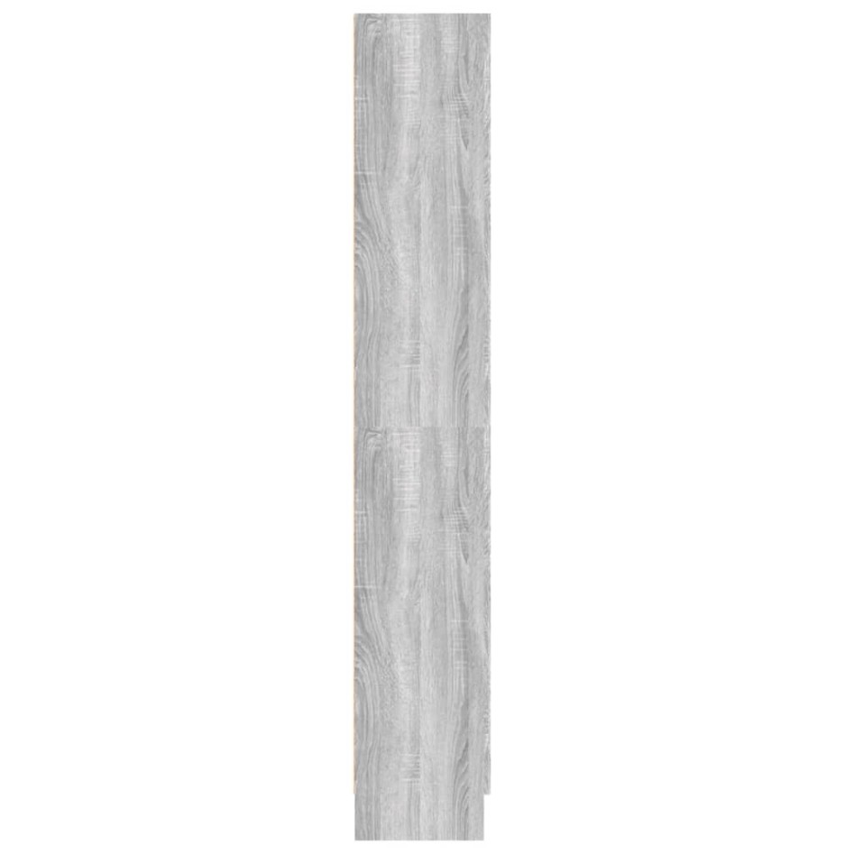 Estantería madera contrachapada gris Sonoma 82,5x30,5x185,5