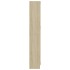 Vitrina de madera de ingeniería roble Sonoma 82,5x30,5x185,5