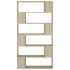 Estantería divisor de espacios color roble Sonoma 100x24x188