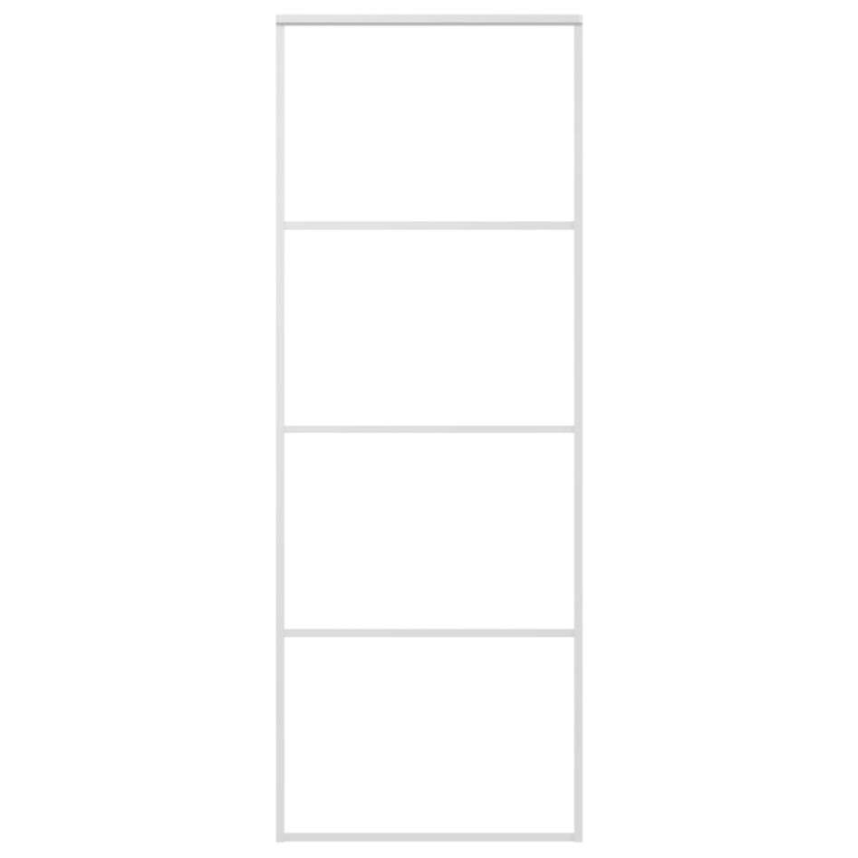 Puerta corredera ESG vidrio y aluminio 76x205 cm