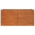 Arriate oxidado de acero corten 160x80x77