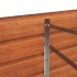 Arriate oxidado de acero corten 160x80x77