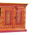 Mueble para la TV de madera maciza de mango rosa pintada a