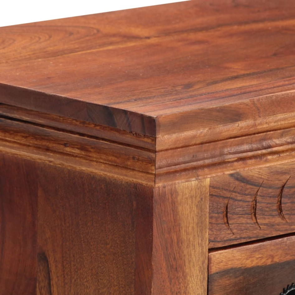 Aparador de madera maciza de acacia 50x30x100