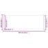 Toldo lateral retráctil para patio negro 220x600