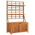 Caja de almacenaje con enrejado madera de acacia 99x50x160