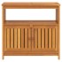 Mesa consola de jardín madera maciza acacia 80x35x75
