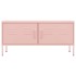 Mueble para TV de acero rosa 105x35x50