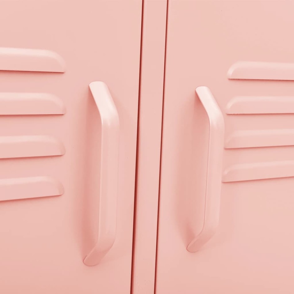 Mueble para TV de acero rosa 105x35x50