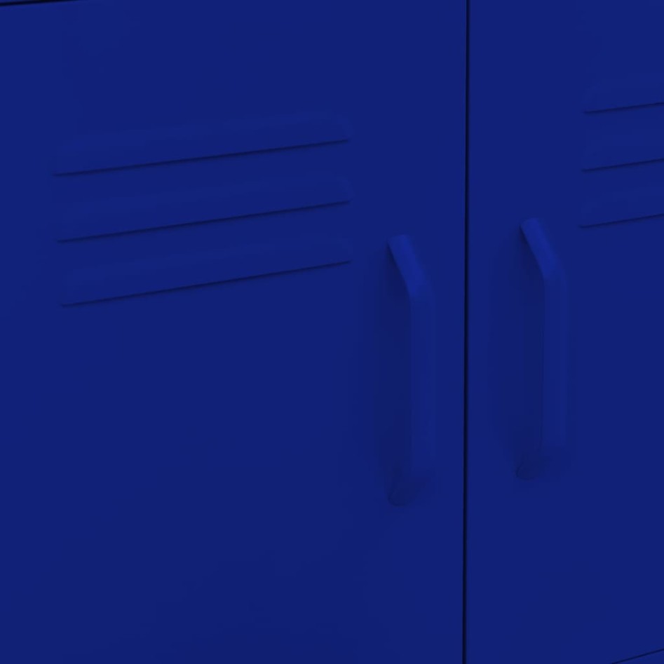 Armario de almacenamiento acero azul marino 60x35x56