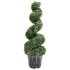 Planta espiral de Boj artificial con macetero verde 100