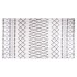 Alfombra lavable antideslizante negro y blanco 190x300