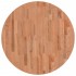 Tablero redondo de madera maciza de haya Ø80x4