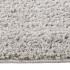 Alfombra peluda antideslizante gris claro 200x290