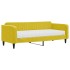 Sofá cama con colchón terciopelo amarillo 90x200