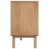 Aparador OTTA madera maciza pino marrón y blanco 114x43x73,5