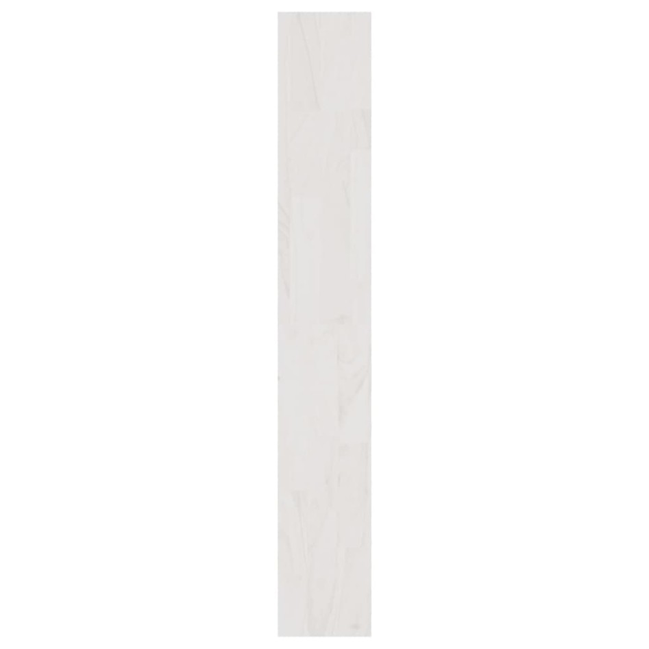 Estantería divisor de espacios madera pino blanco 100x30x200