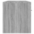 Mueble de TV con luces LED gris Sonoma 140x36,5x40