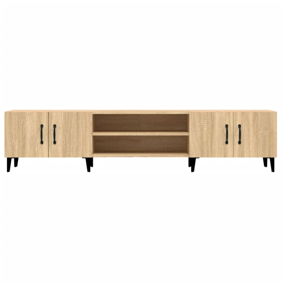 Mueble para TV madera contrachapada roble Sonoma 180x31,5x40