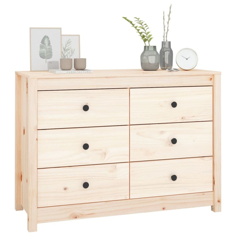 Aparador de madera maciza de pino 100x40x72