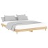 Estructura de cama madera de ingeniería roble Sonoma 140x200