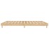 Estructura de cama madera de ingeniería roble Sonoma 140x200