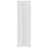 Armario de pasillo de madera contrachapada blanco 55x25x189