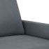 Sofá de 2 plazas de terciopelo gris oscuro 140