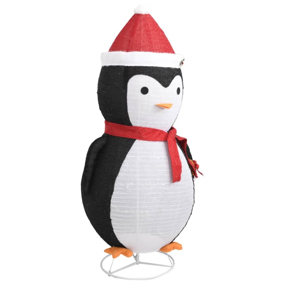 Pingüino de Navidad decorativo con LED tela lujosa 180