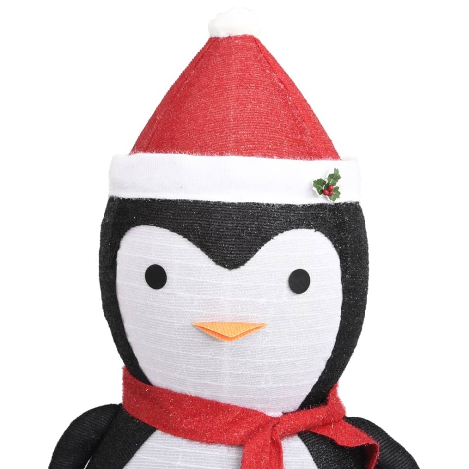 Pingüino de Navidad decorativo con LED tela lujosa 180