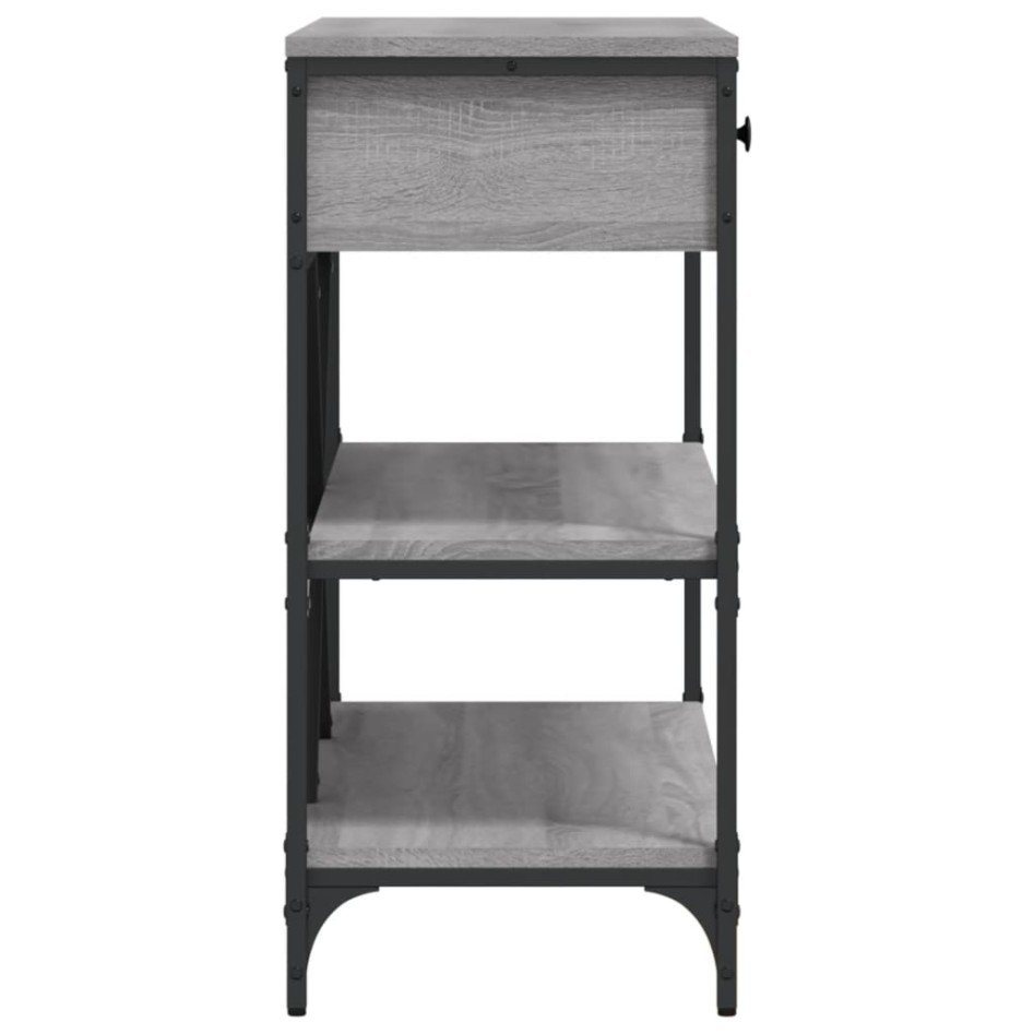 Mesa consola con cajones estantes madera ingeniería Sonoma