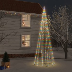 Árbol de Navidad cónico 732 LEDs de colores 160x500