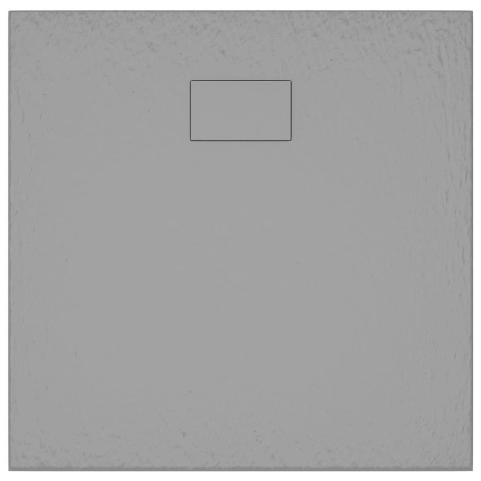 Plato de ducha SMC gris 90x80