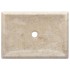 Lavabo crema mármol 50x35x10