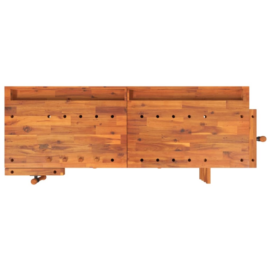 Banco de trabajo cajones y tornillos banco madera 162x62x83