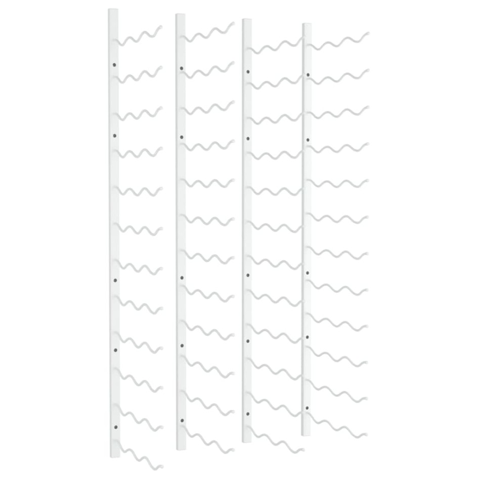 Botellero de pared para 36 botellas 2 unidades hierro