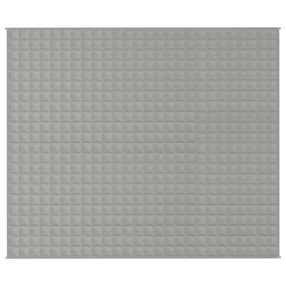 Manta con peso tela gris 220x260 cm 15