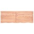 Estante pared madera roble tratada marrón claro 140x50x(2-6)