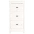 Aparadores 2 uds madera maciza de pino blanco 40x35x80