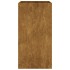 Jardinera de acero corten 40x40x80