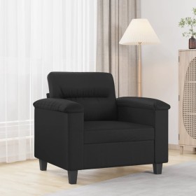 Sillón cuero sintético negro 60