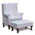 Sillón con otomana